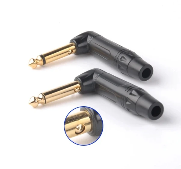Mono/Stereo 3.5mm/6.35mm Jack Plug Connector Audio Plug