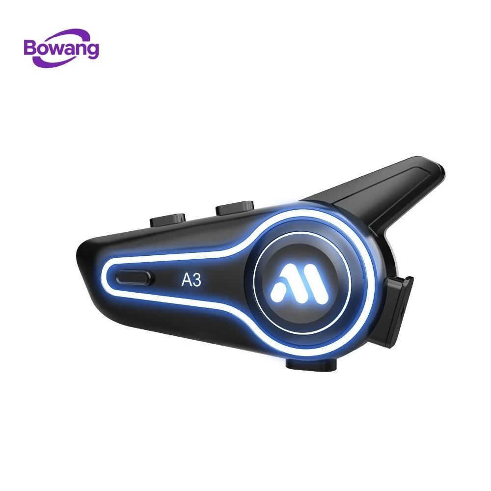 Motorbike Bluetooth Helmet Headphone Windproof Waterproof Noise Reduction Long Lasting with LED Light