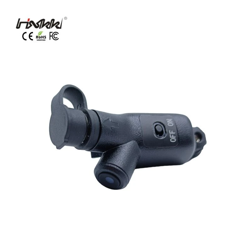 Mototrbo R7 Mxp600 Ion Apx N50/N70 Bluetooth Adapter with Ptt Button Hirose Quick-Release for Walkie Talkie Headset/Mic
