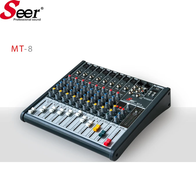 Mt Mixer Series Analog Mixer Active Line Array System 8/12/16 Channel
