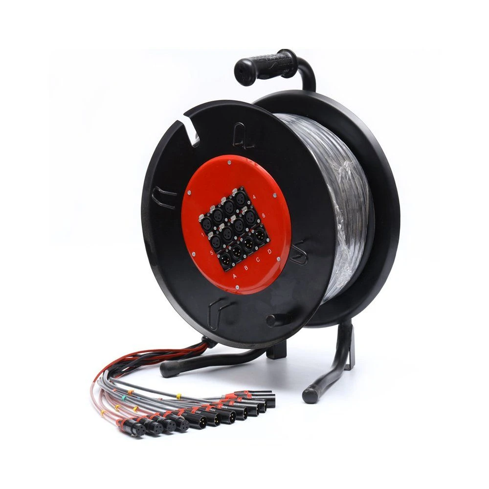 Multi-Channel Stage Lighting and Audio Transmission Signal Line Car Cord 12-Way Stage Cable Car