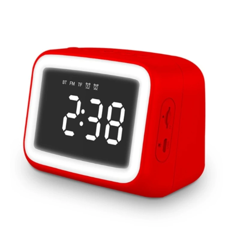 Multi-Function Mini Bluetooth Speaker Home Mini Sound Bluetooth Alarm Clock Speaker