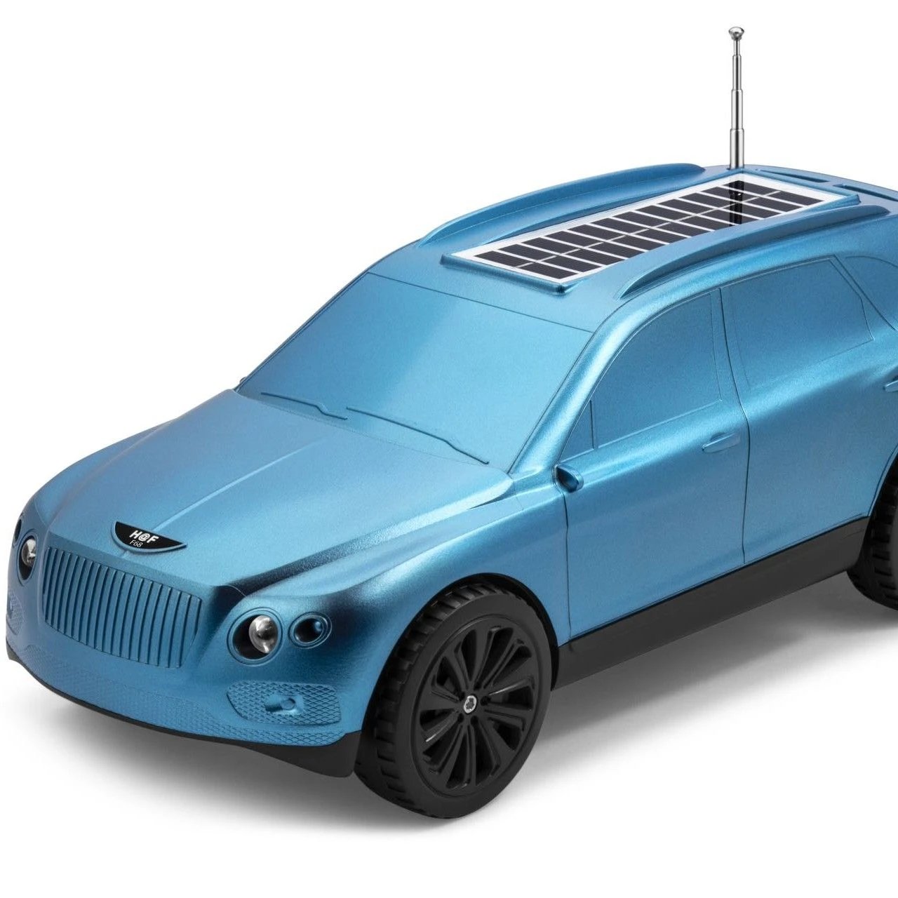 Multi Function Music Mini Cool Car Shape Bluetooth Speaker with Solar Charging