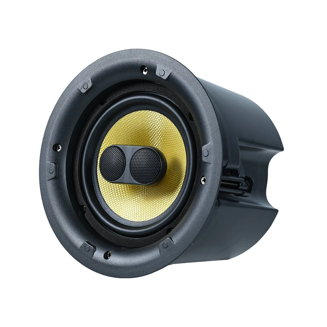 Multi Functional 2 Way 6.5″ 50W Bluetooth WiFi IP SIP Network Dante Poe Ceiling Loud Speakers with Dual Voice Coil Tweeter and Remote Control for PA System