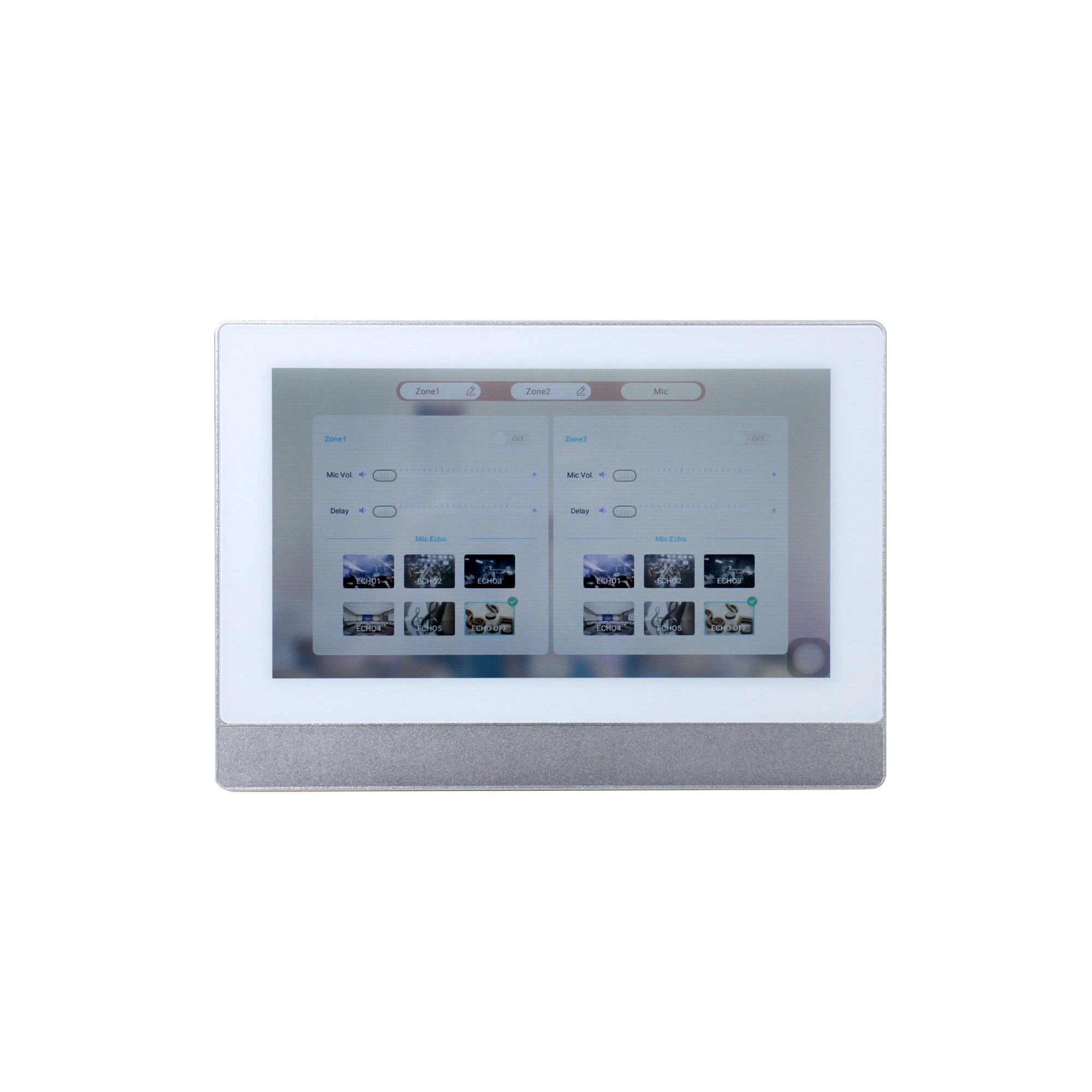 Multi Home Audio System 8-CH Bluetooth Wall Amplifier with Android Smart Home Audio System with Tuya Version