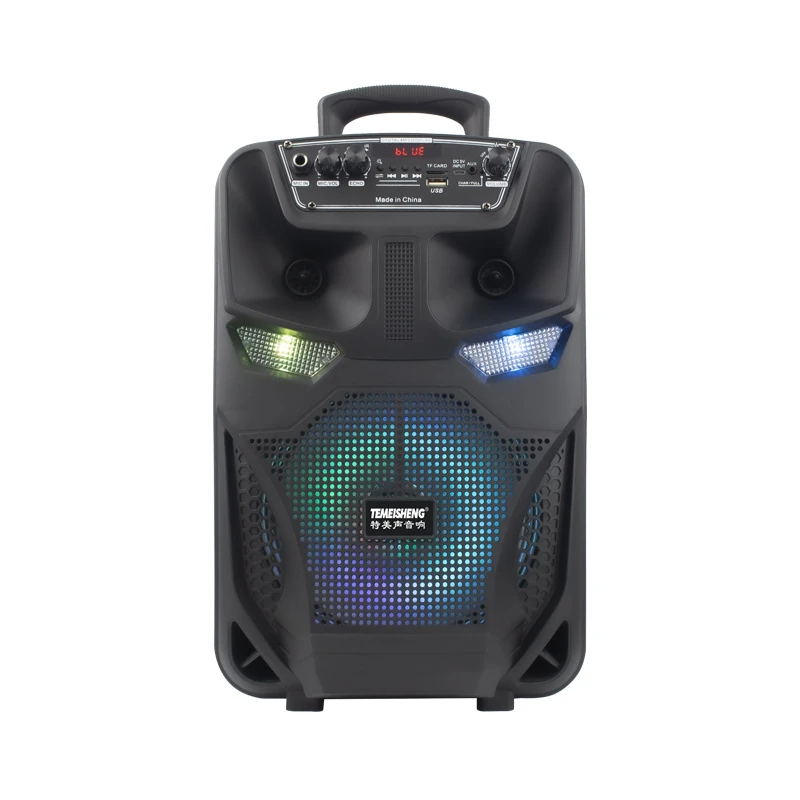 Multifunction Trolley Speaker Square Dance 8 Inch Super Bass Portable Speaker Wireless Subwoofer Bluetooth Speaker