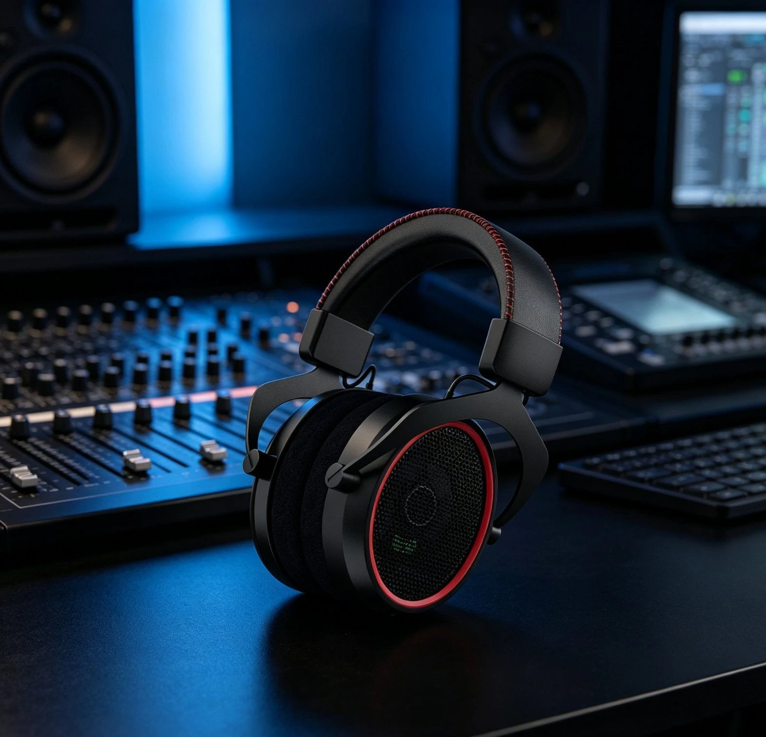 Natural Sound Open Back Studio Headphones with Ergonomic Oval Ear Cups