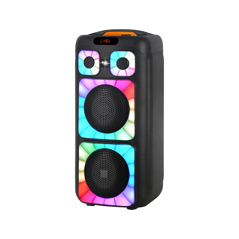 Ndr-066 40W Twin 6.5 “Party Speaker with Wireless Microphone