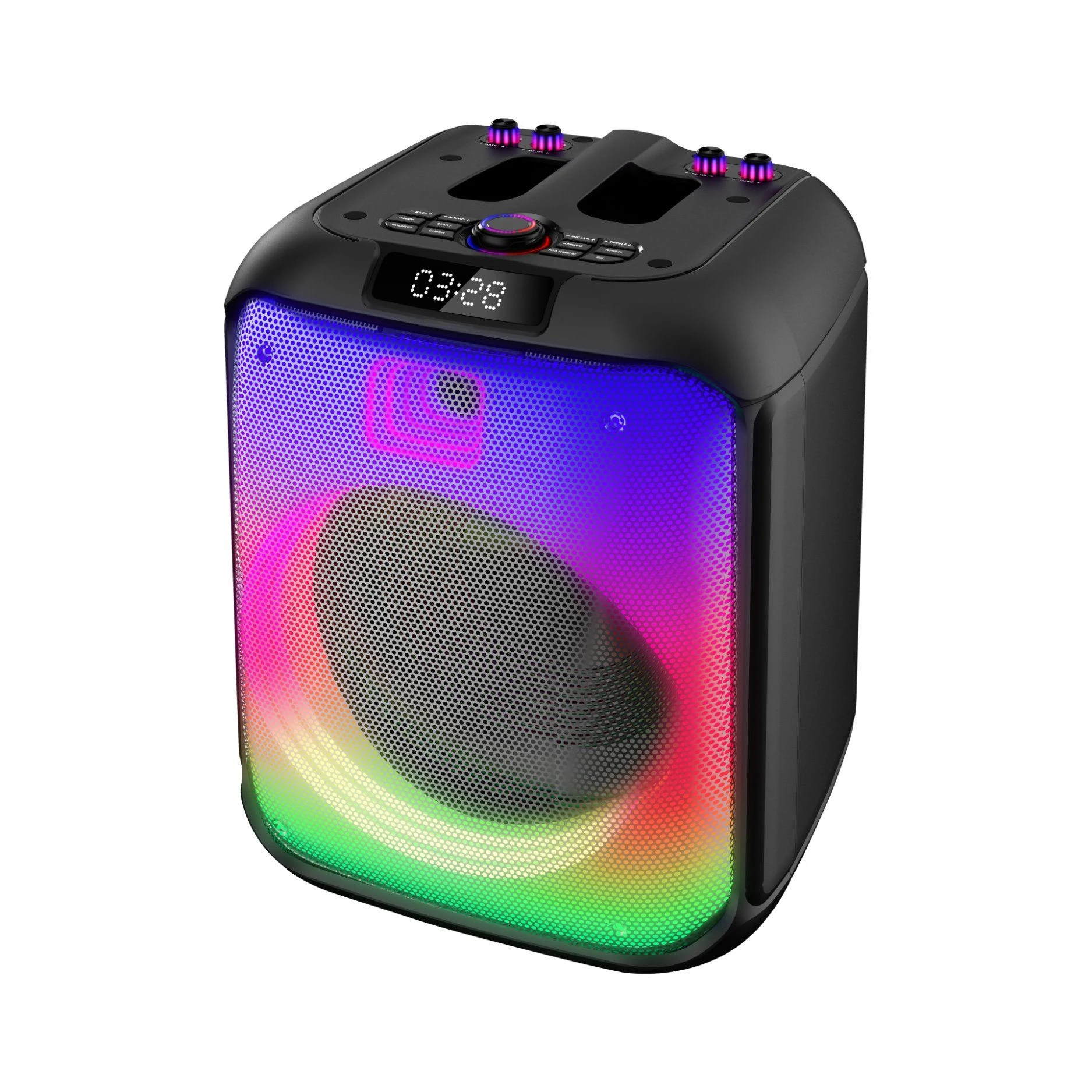 Ndr 12inch Woofer DJ Portable Speaker with Wireless Microphone Party Box