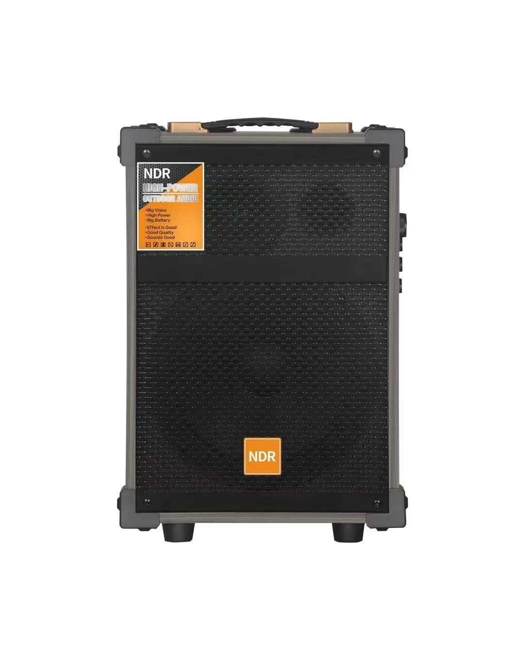 Ndr-C8 8 Inch Subwoofer Sound Box Wireless Home Theater Active PA Party Bluetooth Rechargeable Speaker