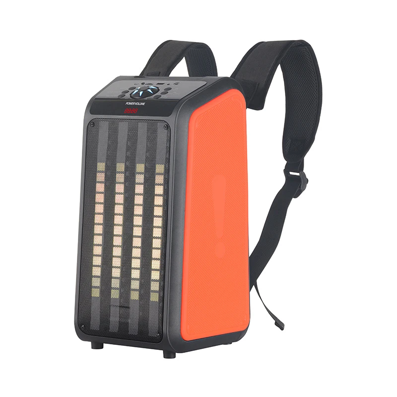Ndr-Q69 6.5 “Backpack Portable Speaker with LED Light Built-in Battery