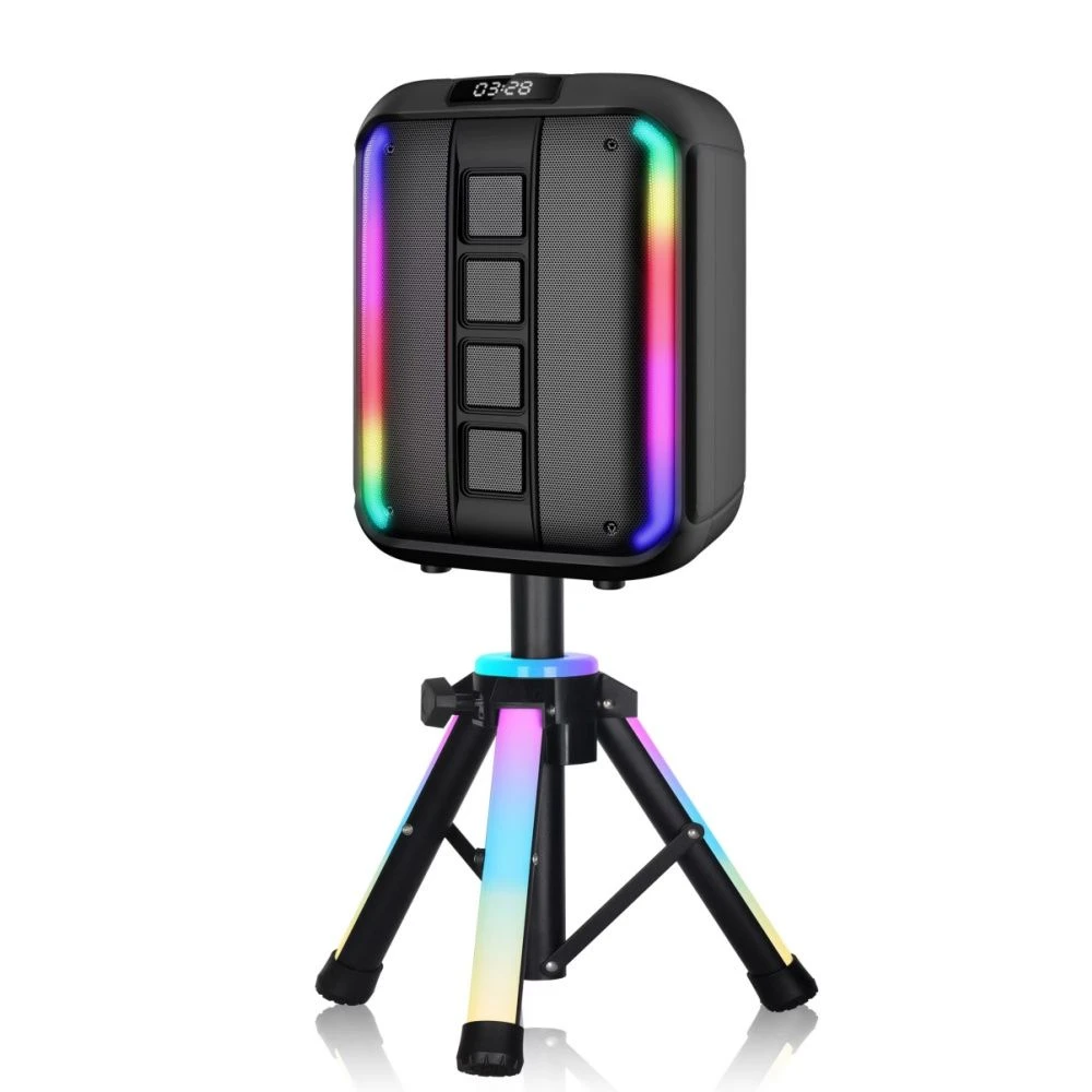 Ndr12 Inch Trolley Bass Sound Box Wireless Bluetooth DJ Party Speaker with Stand