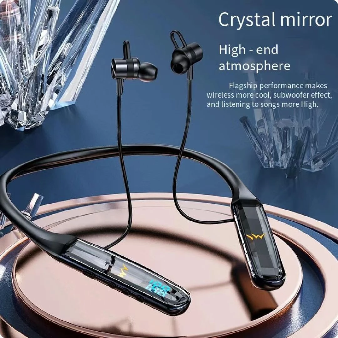 Neck Wireless Bluetooth Earphones 200h Long Life Sports Running Headset Waterproof Earbuds Magnetic Headphones