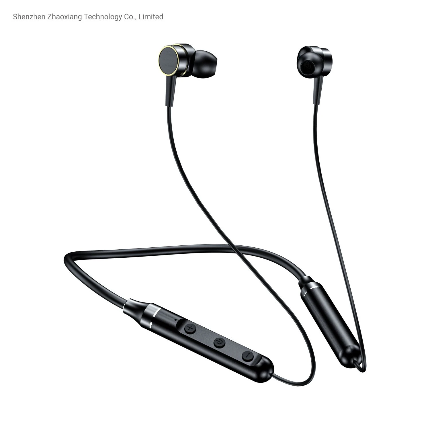 Neckband Sport Earphone Magnet Stereo Heavy Low Bass with Mic Bluetooth Headset for Mobile Phone