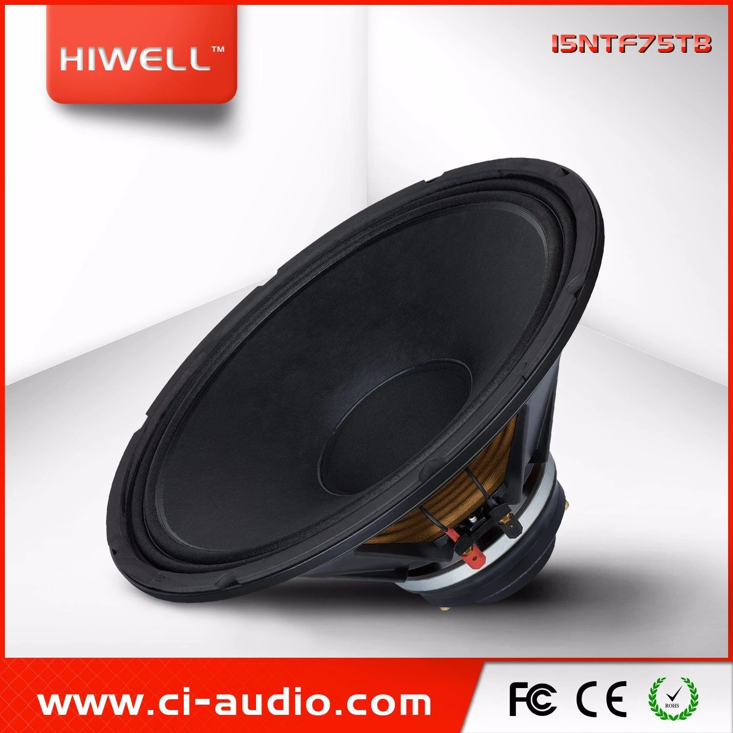 Neodymium Coaxial Loudspeaker, 800W Peak Power, 15” Coaxial Speaker.