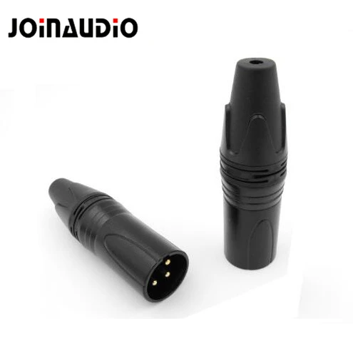 Neutrik Style 3-Pin Black Male Plug XLR Connector (9.3192B)