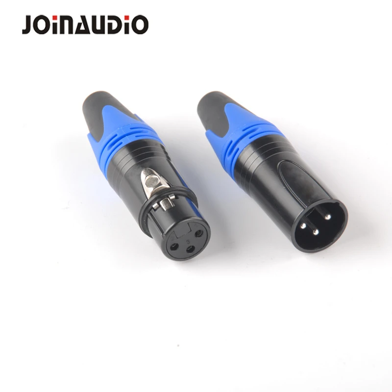 Neutrik Style 3-Pin Male Female Plug XLR Audio Connector (XLR-312)
