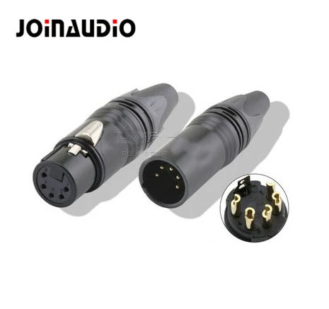 Neutrik Style 5-Pin Male Female XLR Connector Speaker Plug (XLR-800)