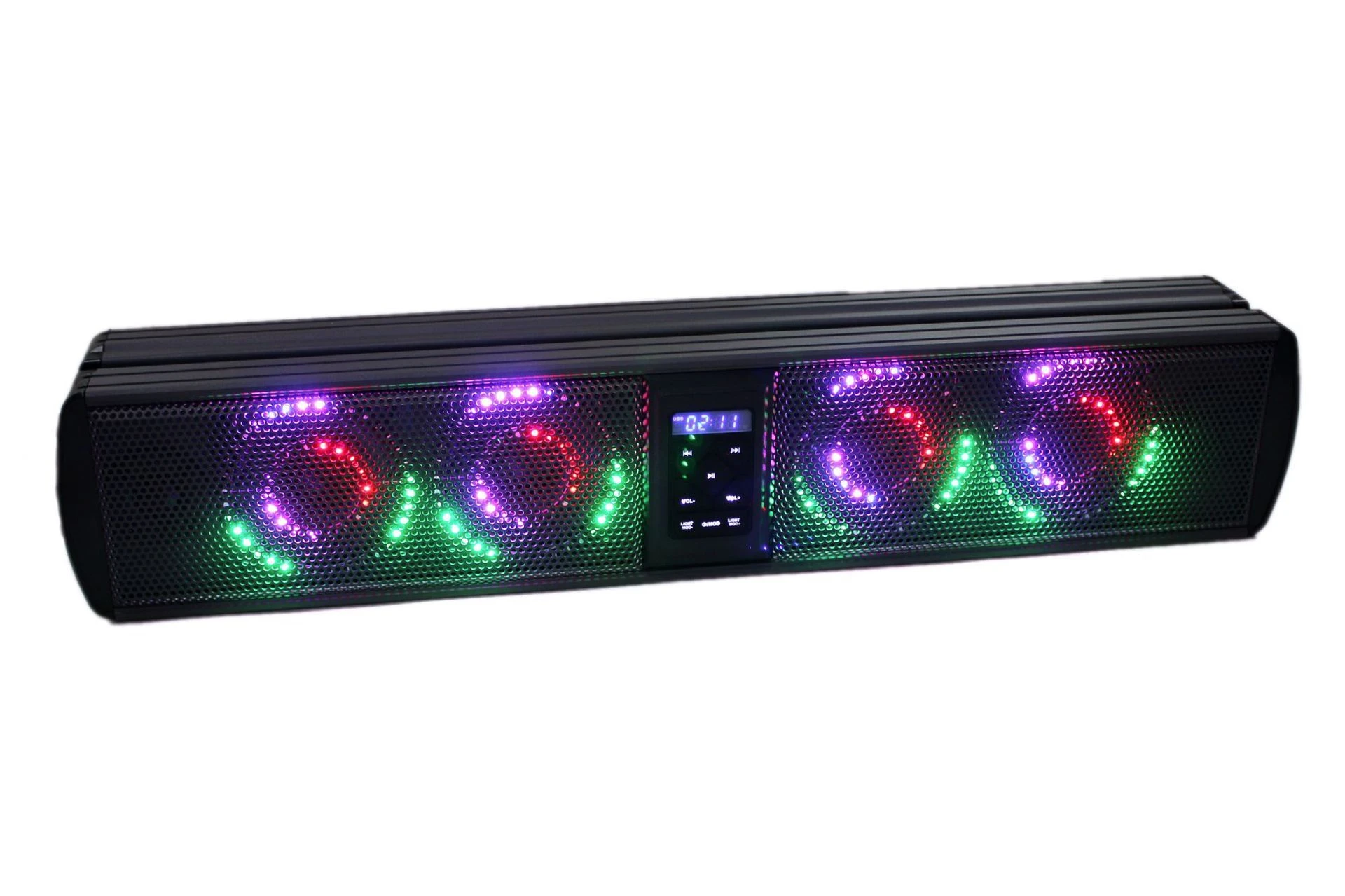 New 26inch 6 Speaker Waterproof Golf Car Sound Bar Outdoor Speaker UTV Sound Bar ATV Bt RGB Lighting