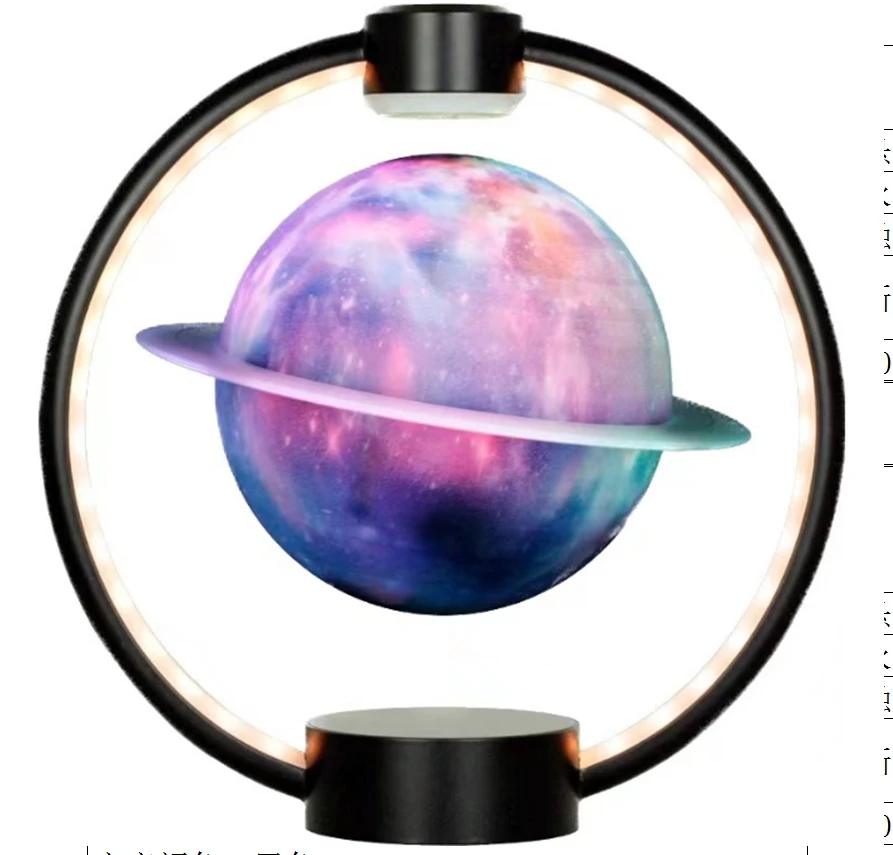 New 360 Rotating Magnetic Levitation Christmas Night Light Bulb Lamp with Bluetooth Speaker for Gift