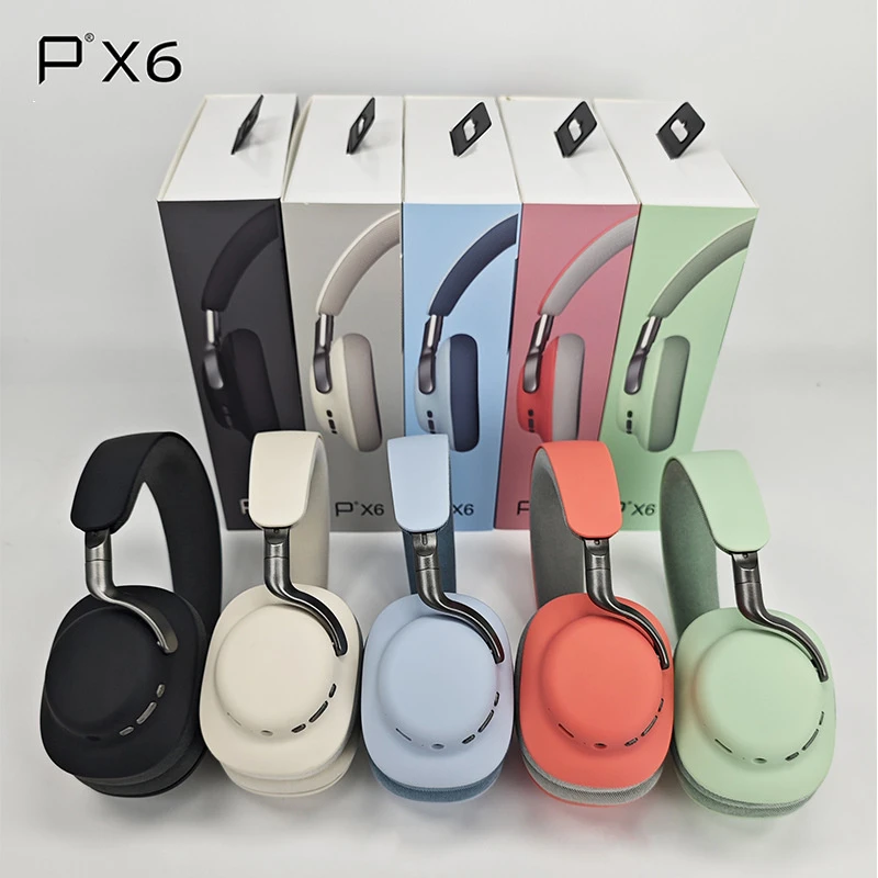 New Anc Magnetic Wireless Bluetooth Headphones with Detachable Earcups, Suitable for Sports Compatible with Mobile Phones 6.0.