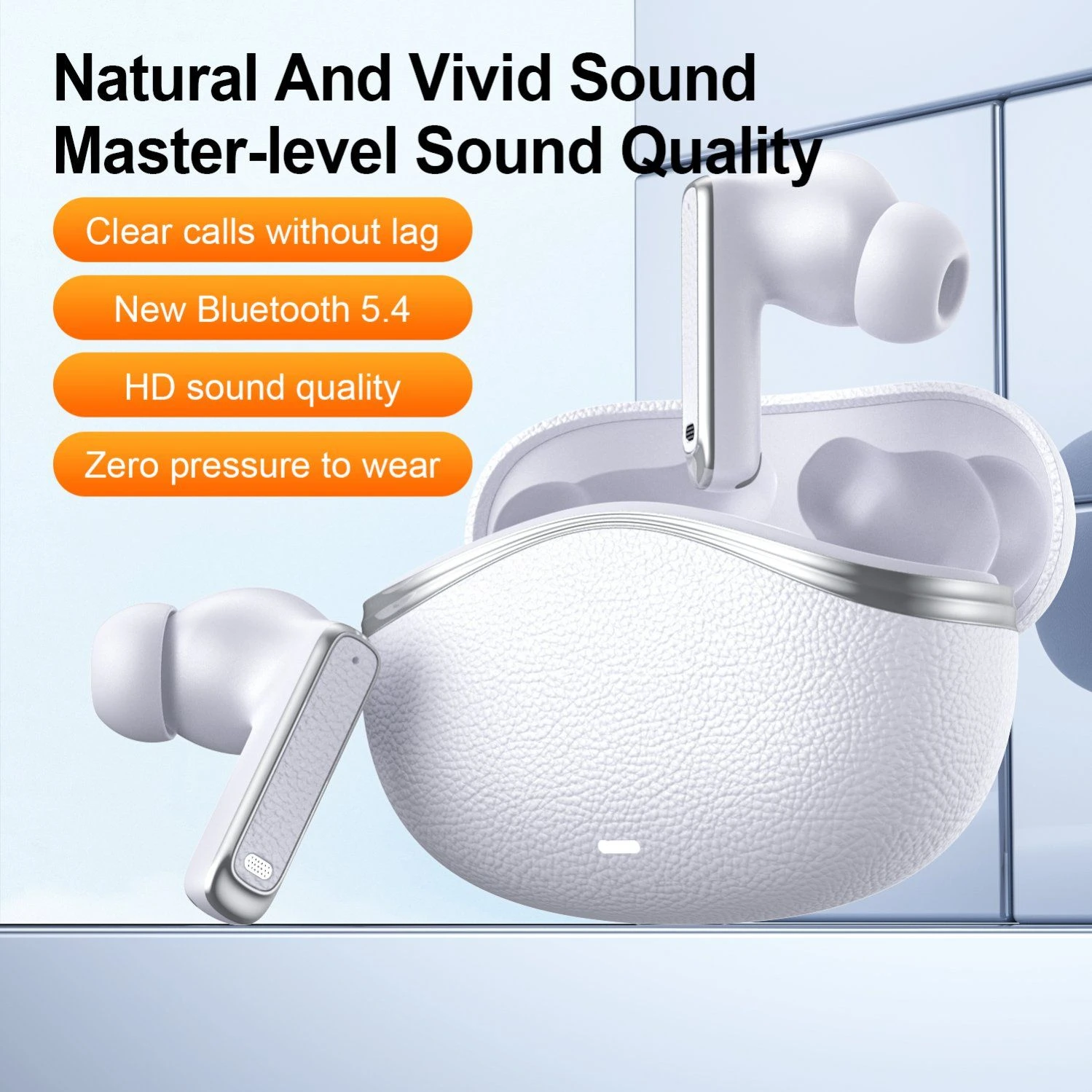 New Arrival Bluetooth 6.0 Tws Wireless Earbuds Digital Power Display Touch Control Sports Bluetooth Earphone Factory Supply