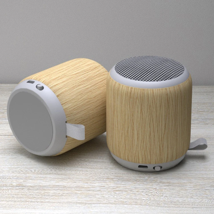 New Arrival Customized Portable HiFi Stereo Outdoor Bamboo Wireless Mini Bt Speaker