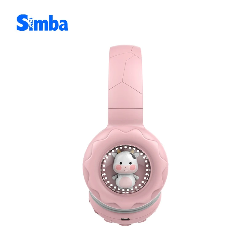 New Arrival Kids Headset LED Headphones for Children Bt 5.0 Earphones Ht-02