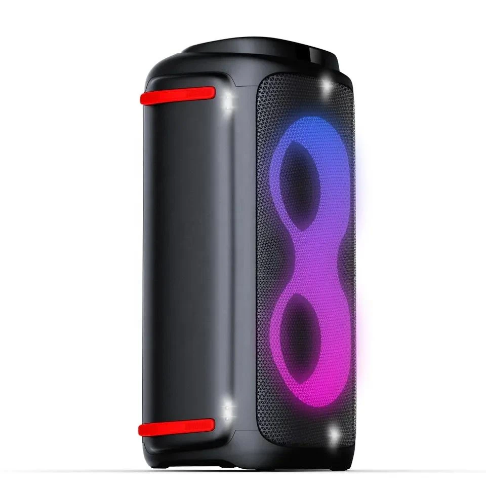 New Arrival Temeisheng Waterproof Portable 120W Box Dual 6 Bass with Tweeter Karaoke Wireless Bluetooth Rechargeable Speaker with Remote Control