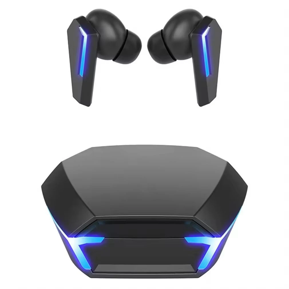 New Arrival Tws Blue Tooth Headset Wireless Headphones Noise Canceling LED Gaming Earbuds for Smartphone