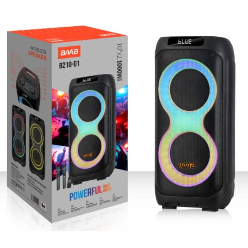 New B210-01 Portable Bluetooth Speaker with Microphone, handle Long Battery Life Speaker