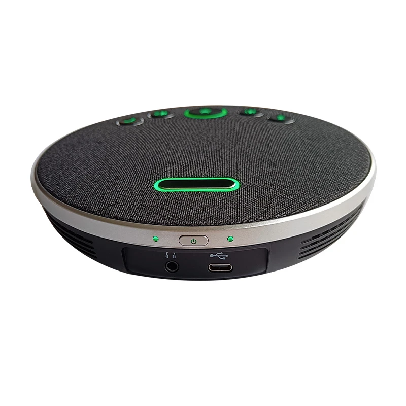 New Bluetooth Omni-Directional Wireless Speakerphone Audio Conference System with Microphone for PC and Phone