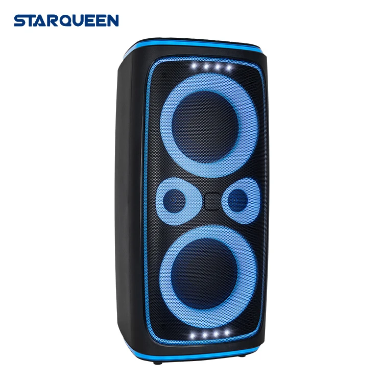 New Design 100W OEM Private Model Dual 6.5 Inch Wooden Speakers
