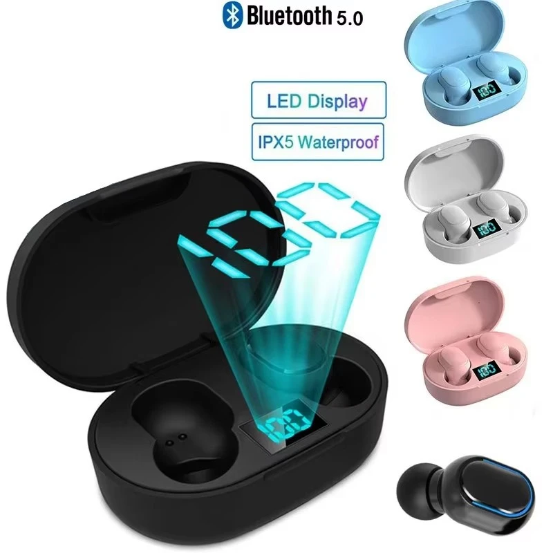 New Design Headphones Stereo Wireless Earphone True Wireless Earbuds Audifonos Inalambricos