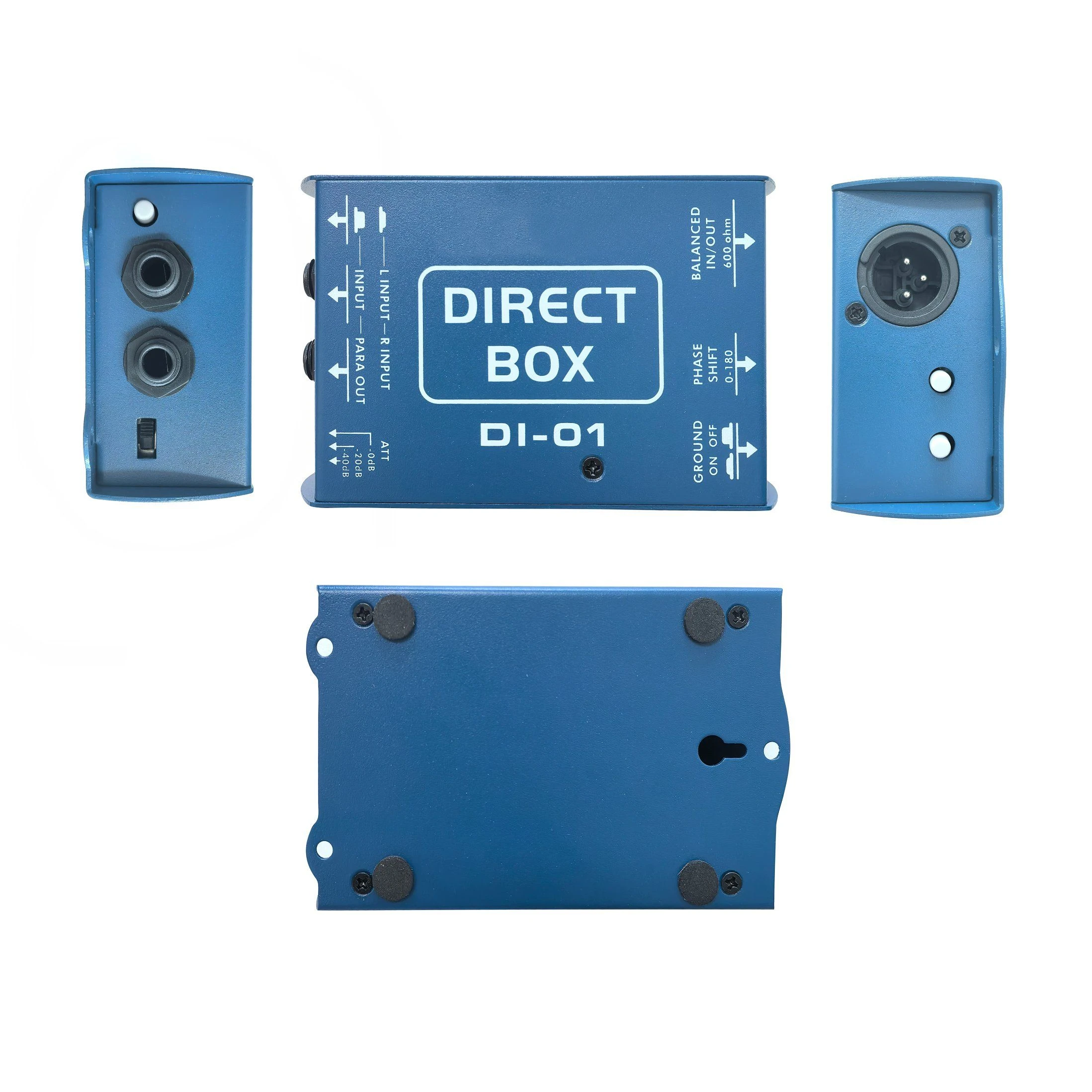 New Design Single Channel Passive Direct Box Di-01 Audio Convert Box