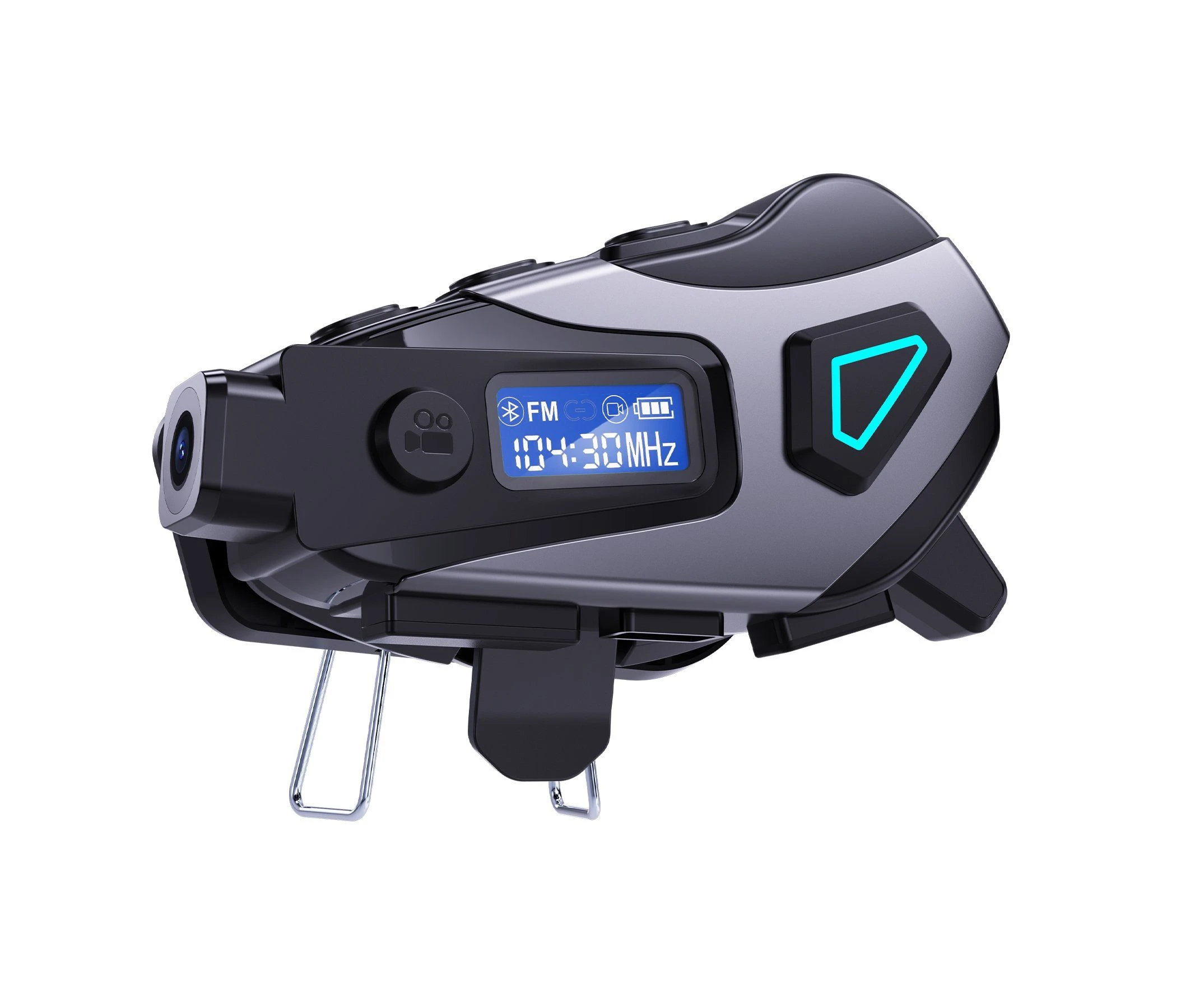 New K10 Motorcycle Helmet Intercom Waterproof Bt 5.4 Long Standby Helmet Intercomunicador Speaker Earphone