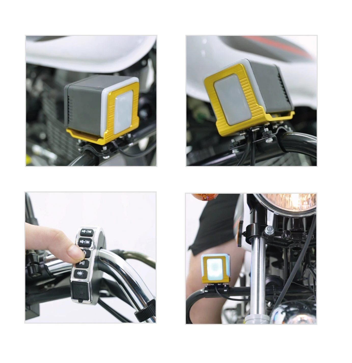 New Model Motorcycle Audio Music Player with Bluetooth
