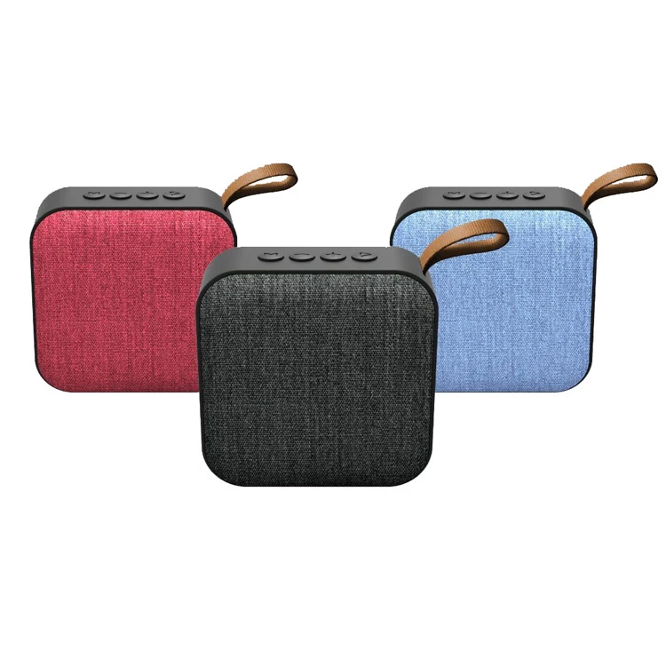 New Outdoor Mini Audio Speakers Bluetooth Portable Fabric Wireless Speaker