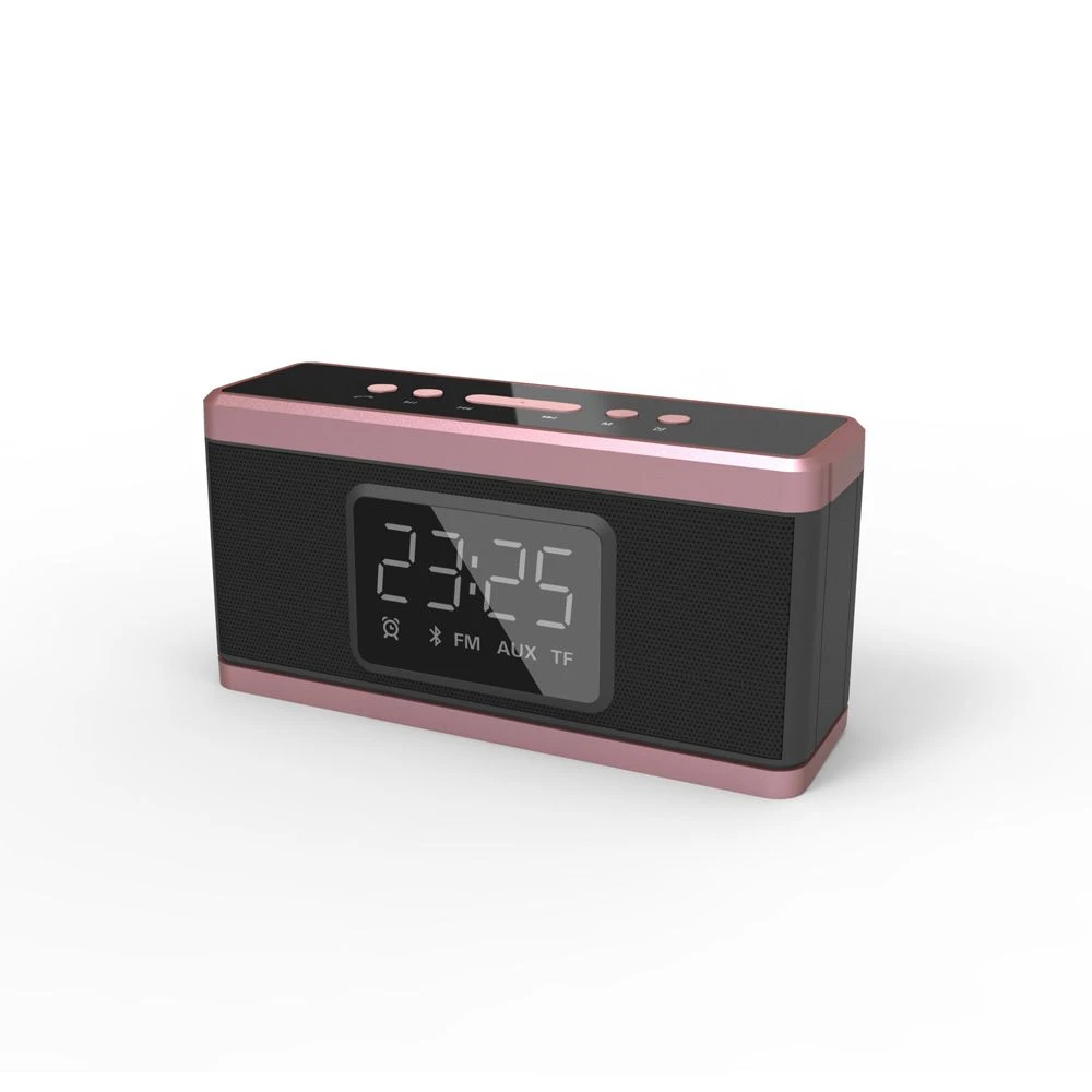 New Private LED Screen Bluetooth Speaker Alarm Clock Wireless Speaker