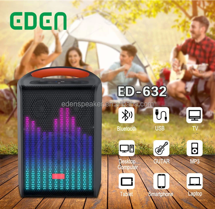 New Product 6.5 Inch Loudspeakers Professional Powered Stereo Portable Bluetooth Speaker Party Box Speaker Bluetooth