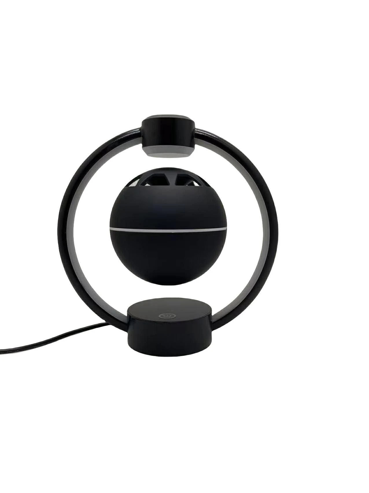New Round Shape Magnetic Levitation Bluetooth Speaker Lamp for Decor Gift