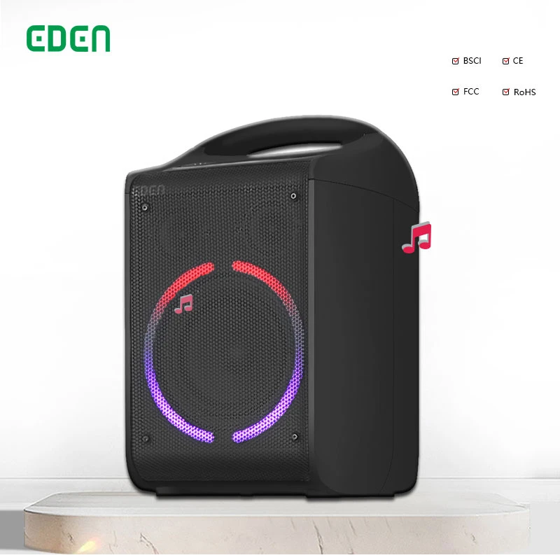 New Speaker 6.5 Woofer Box Multimedia Bluetooth USB Stereo Portable Outdoor Professional Powered Active Speaker Party