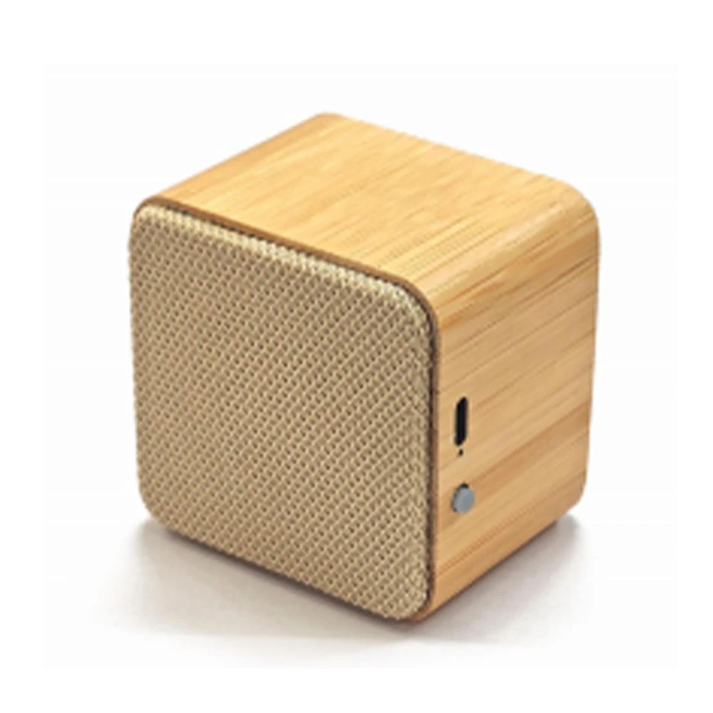 New Square Bamboo and Wood Bluetooth Speaker