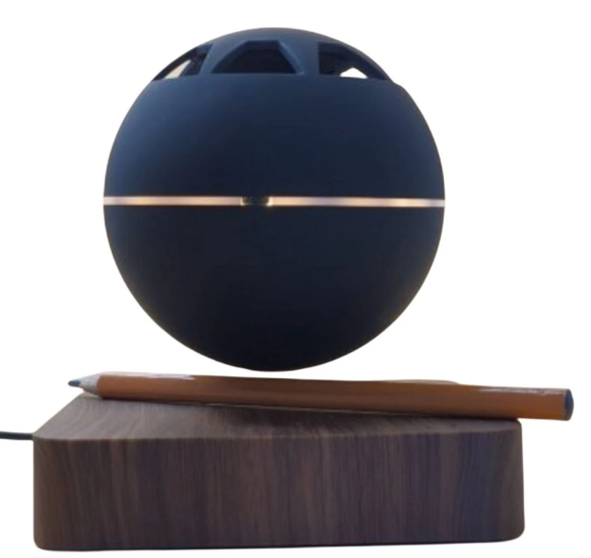 New Square Base Magnetic Levitation Floating Bluetooth Speaker Light for Gift and Decor