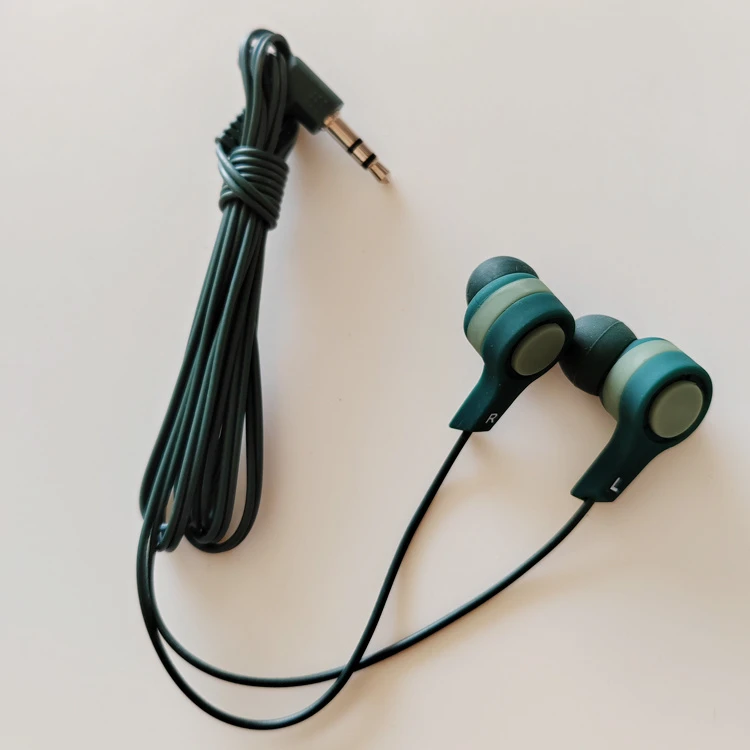 New Style Promotional Gift in Ear Earphone for School Wholesale Wired 3.5mm Customized Headset Earbud