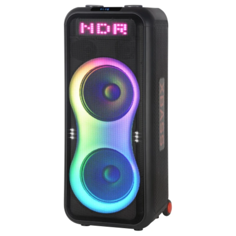 New Style Speaker with Flame Light Dual 10 Inch Woofer High Power Output Bluetooth Wireless Speaker Fire Light Speakers