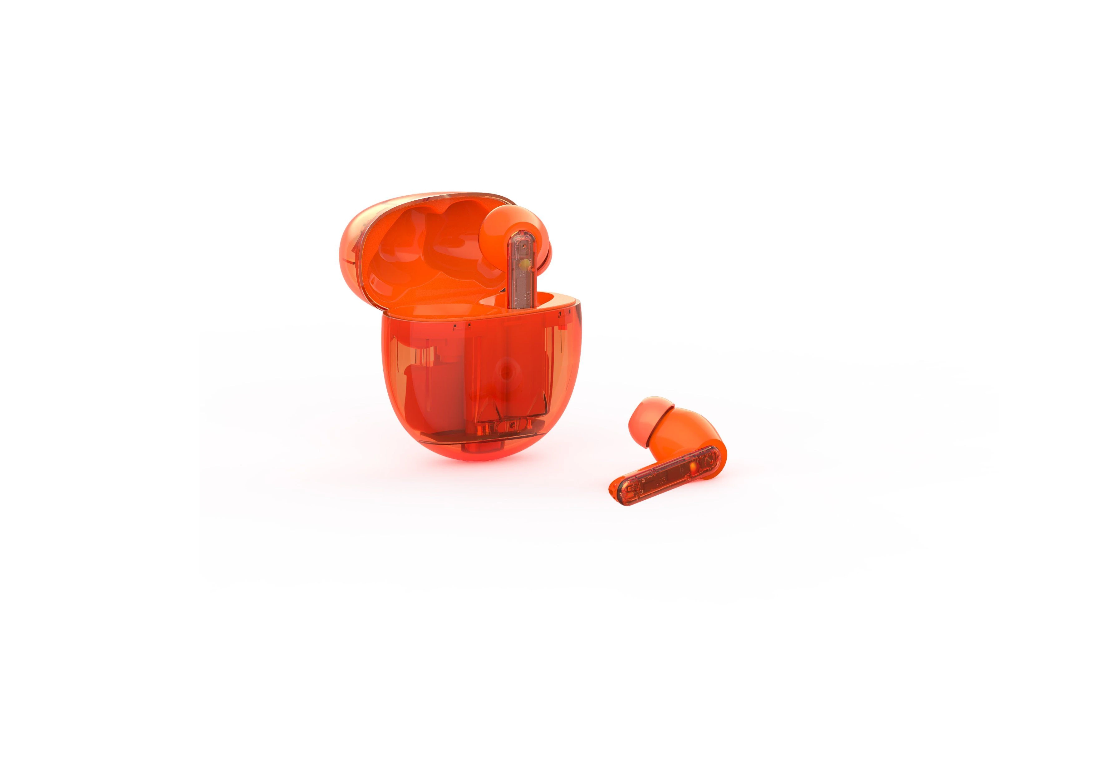 New Top Design Wireless Earbuds Headphone Noise Canceling Bt 5.2 Stereo Earphone Transparency Mode 4-Mics Anc Enc Call Clear Tws Earphones