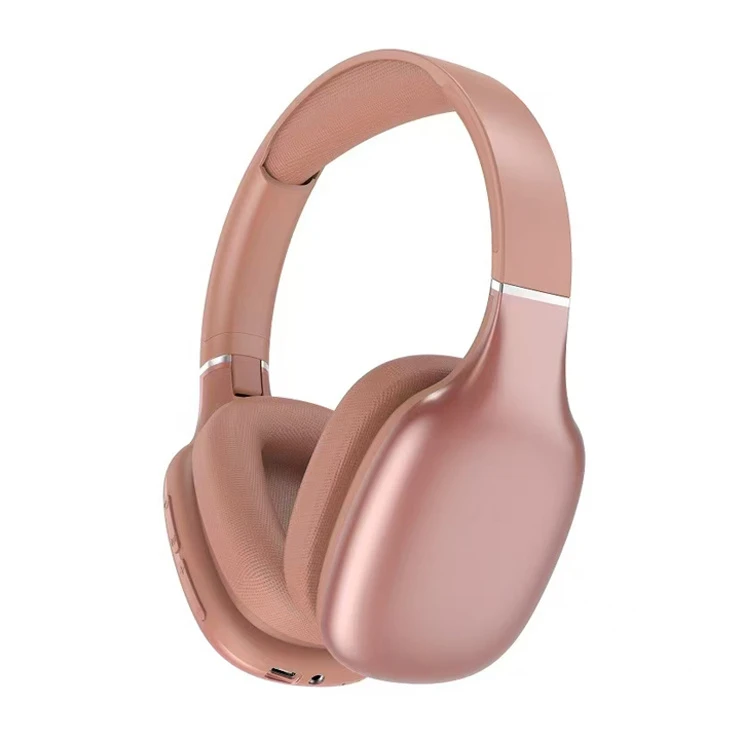 New Trend 2025 Bt Pod Max PRO Headphones HiFi Bass Noise Canceling Over Ear Bluetooth Wireless Headphones OEM Headset