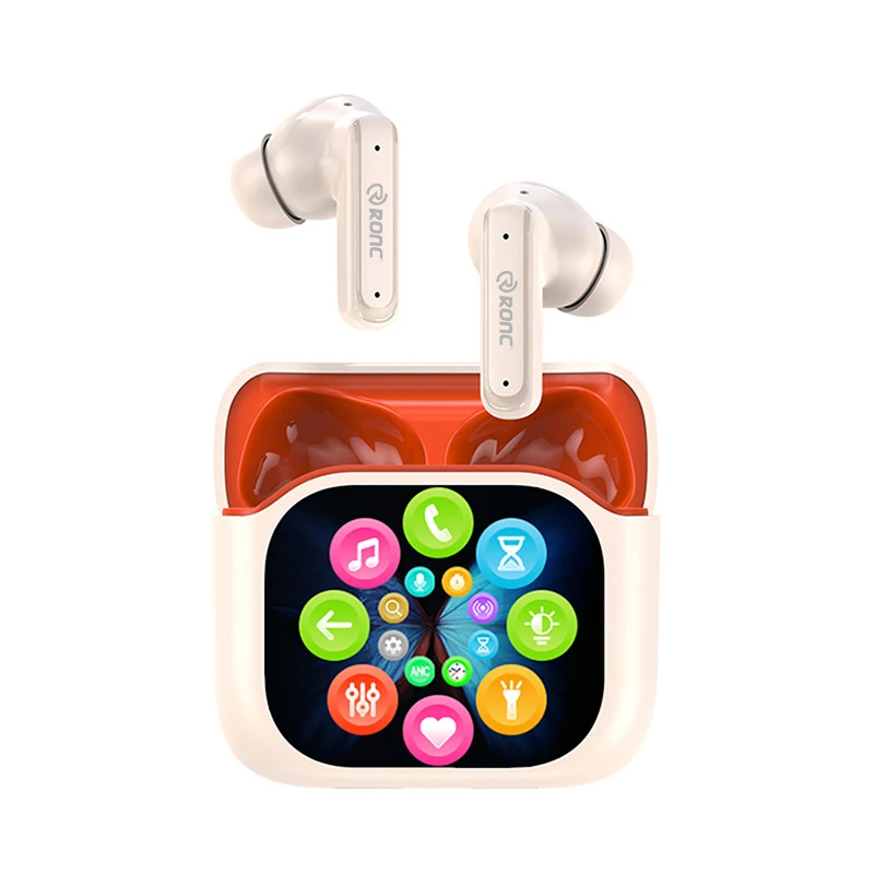 New Trend LCD Touch Screen Wireless Earphones Ai Translation Earbuds with 144 Languages