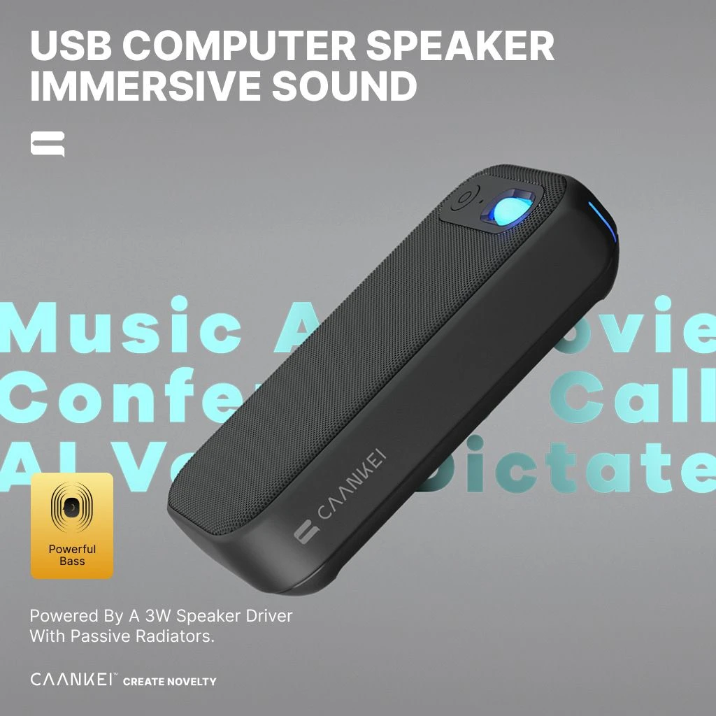 New USB Notebook Conference Speaker Compact Multi-Functional and High-Capacity Audio Device